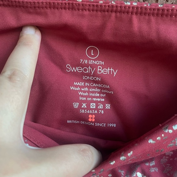 Sweaty Betty Goddess 7/8 Tight Size Large - Picture 8 of 11
